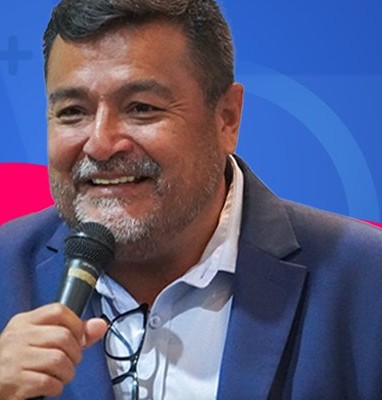 Retrato de Roberth Montoya, candidato a la alcaldía de San Borja